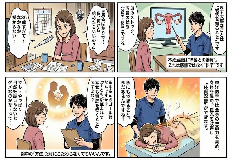 不妊治療の漫画